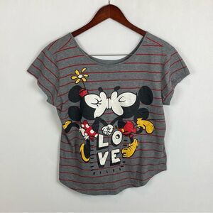 Disney Mickey and Minnie Scoop Neck T-shirt